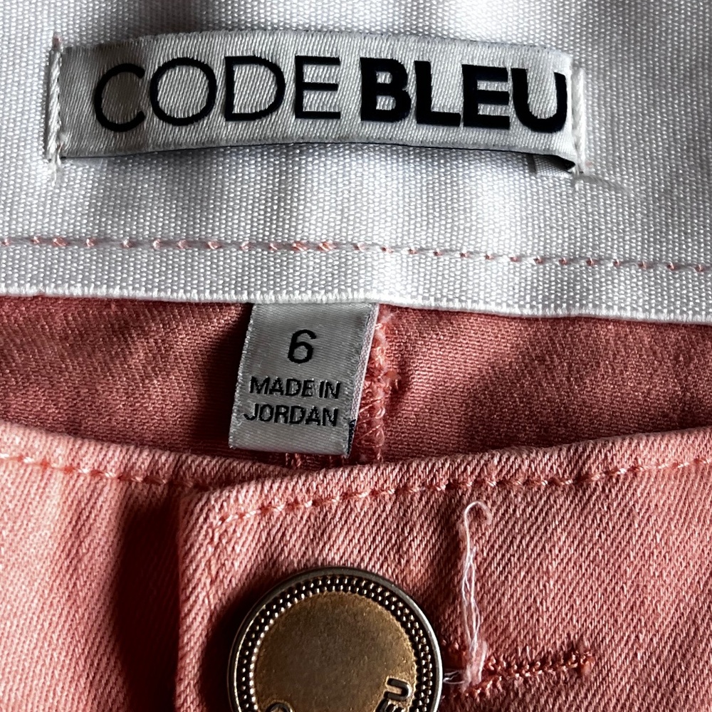 Code Bleu Wide Band Crop Pants size 6 - Picture 3 of 7